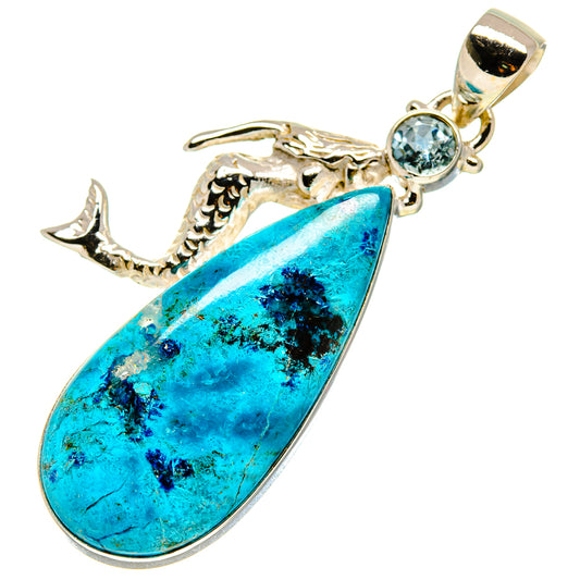 Shattuckite Pendants handcrafted by Ana Silver Co - PD757547