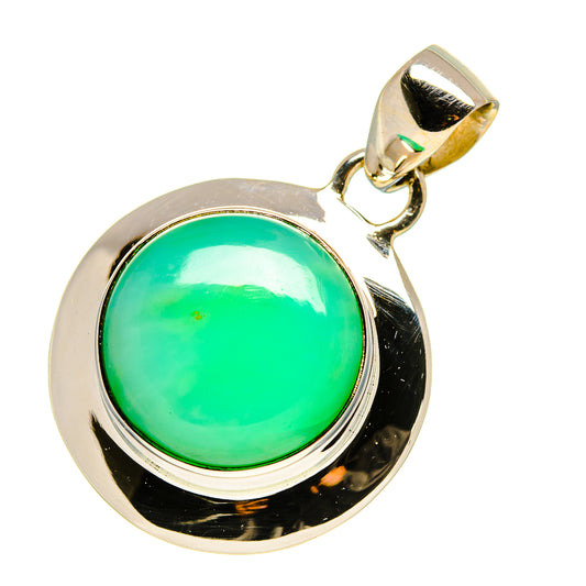 Chrysoprase Pendants handcrafted by Ana Silver Co - PD757557