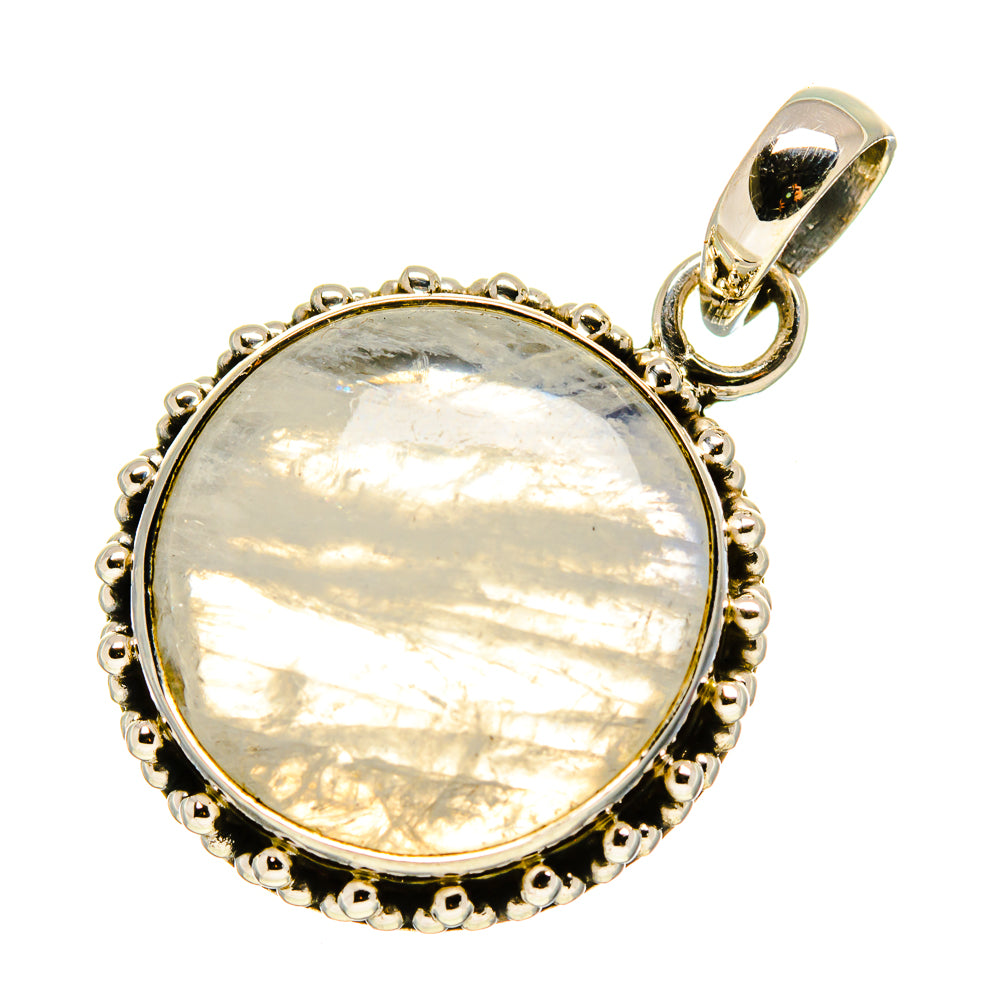 Rainbow Moonstone Pendants handcrafted by Ana Silver Co - PD757563