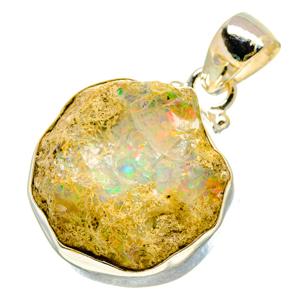 Ethiopian Opal Pendants handcrafted by Ana Silver Co - PD757564