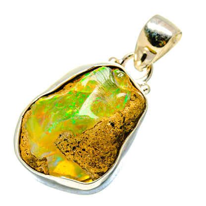 Ethiopian Opal Pendants handcrafted by Ana Silver Co - PD757565