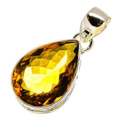 Mandarin Citrine Pendants handcrafted by Ana Silver Co - PD757569