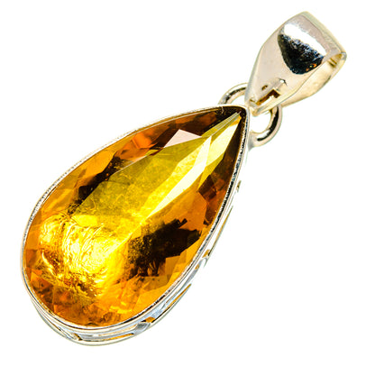 Mandarin Citrine Pendants handcrafted by Ana Silver Co - PD757570