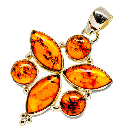 Baltic Amber Pendants handcrafted by Ana Silver Co - PD757585