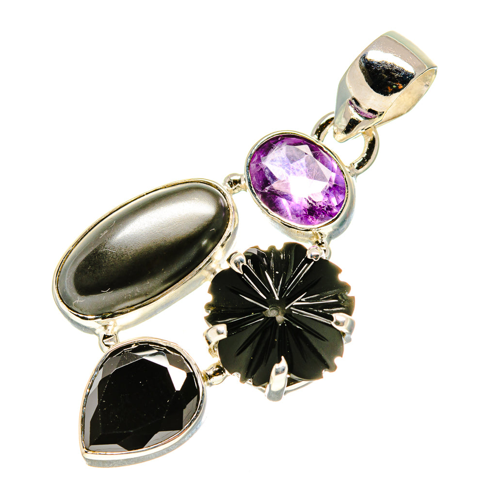 Black Onyx Pendants handcrafted by Ana Silver Co - PD757587