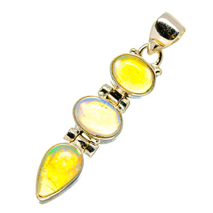 Ethiopian Opal Pendants handcrafted by Ana Silver Co - PD757597