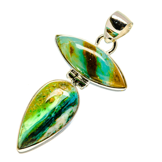 Peruvian Opal Pendants handcrafted by Ana Silver Co - PD757598
