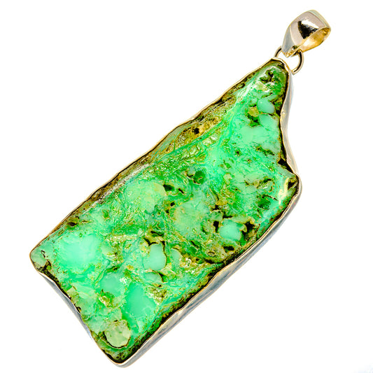 Chrysoprase Pendants handcrafted by Ana Silver Co - PD757599