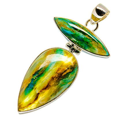 Peruvian Opal Pendants handcrafted by Ana Silver Co - PD757607
