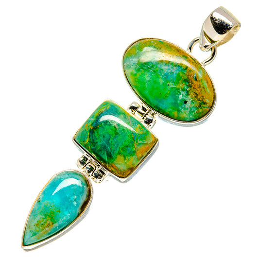 Peruvian Opal Pendants handcrafted by Ana Silver Co - PD757614