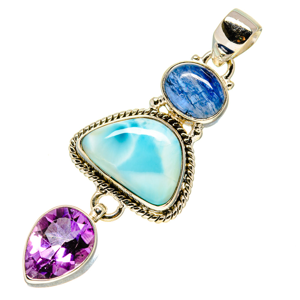 Larimar Pendants handcrafted by Ana Silver Co - PD757615