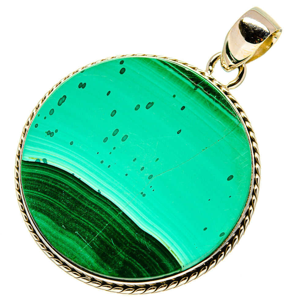 Malachite Pendants handcrafted by Ana Silver Co - PD757619
