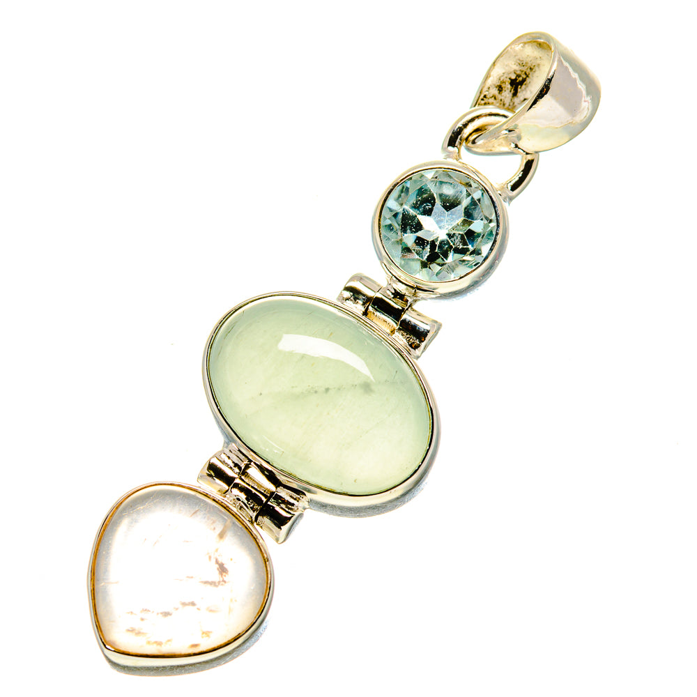Prehnite Pendants handcrafted by Ana Silver Co - PD757629
