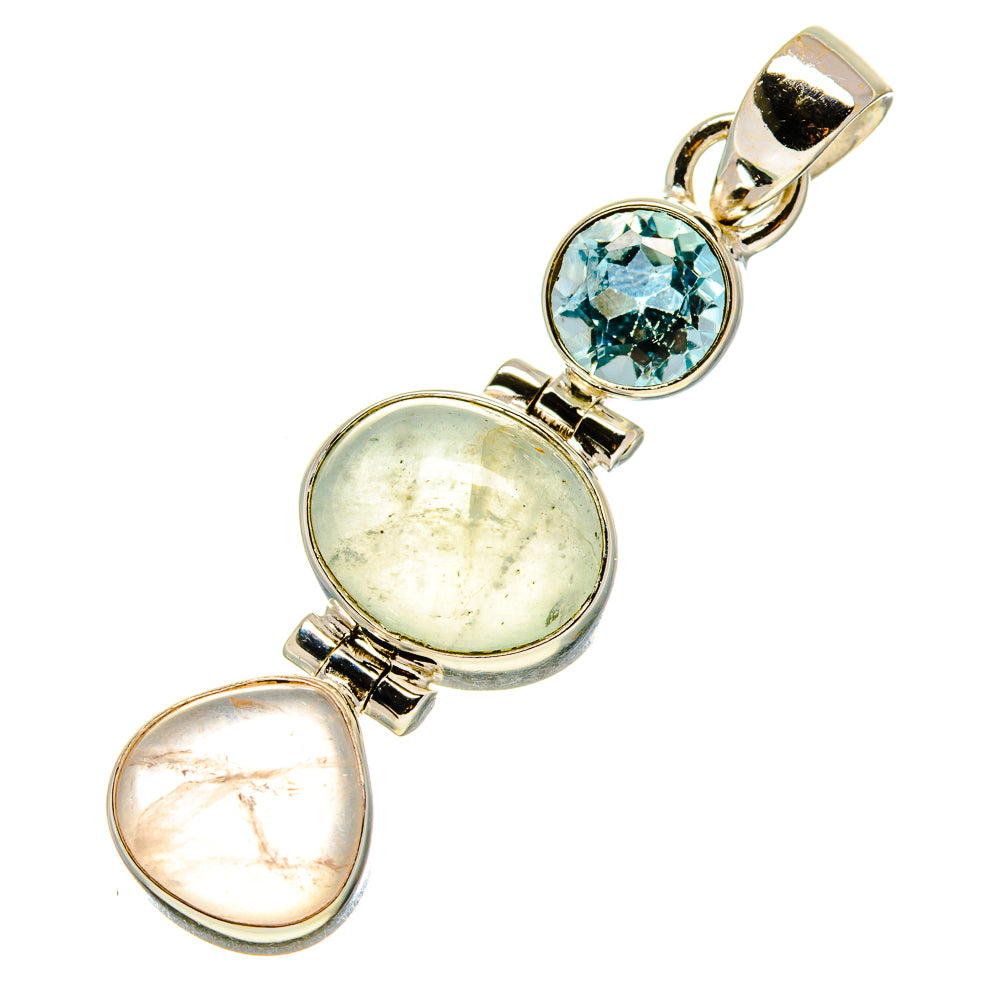 Prehnite Pendants handcrafted by Ana Silver Co - PD757631