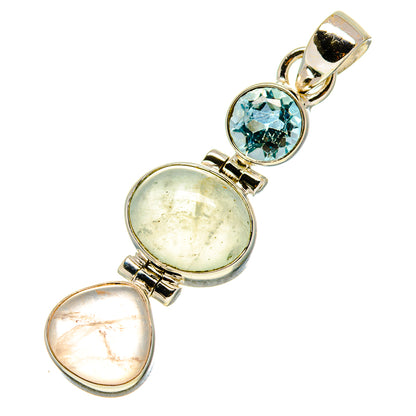 Prehnite Pendants handcrafted by Ana Silver Co - PD757631