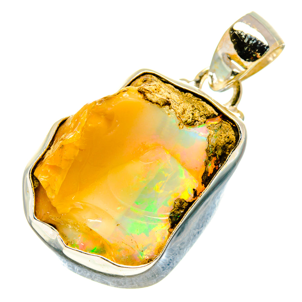 Ethiopian Opal Pendants handcrafted by Ana Silver Co - PD757660