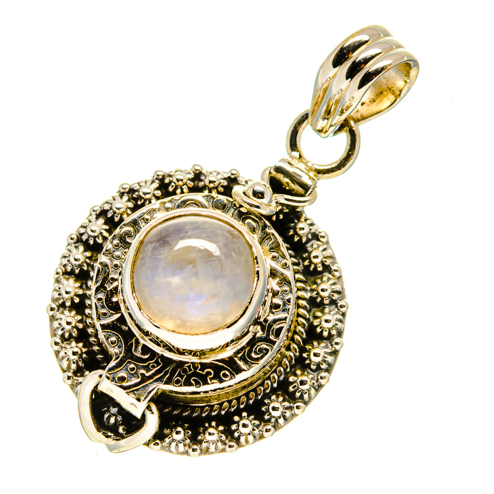 Rainbow Moonstone Pendants handcrafted by Ana Silver Co - PD757664