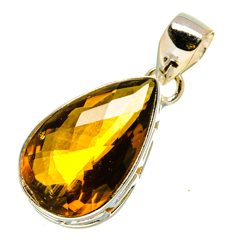 Mandarin Citrine Pendants handcrafted by Ana Silver Co - PD757672