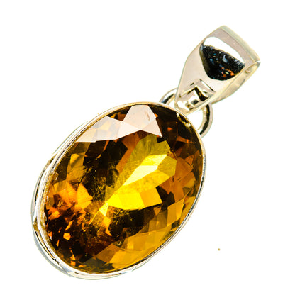 Mandarin Citrine Pendants handcrafted by Ana Silver Co - PD757674
