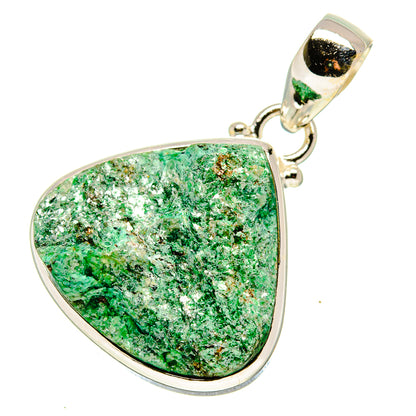 Green Fuchsite Pendants handcrafted by Ana Silver Co - PD757676