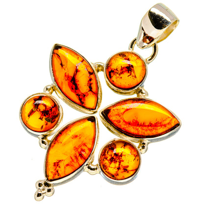 Baltic Amber Pendants handcrafted by Ana Silver Co - PD757678