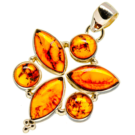 Baltic Amber Pendants handcrafted by Ana Silver Co - PD757678