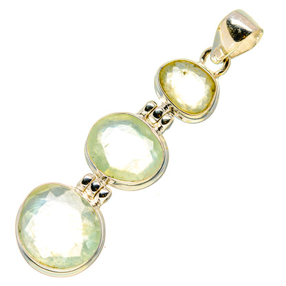 Prehnite Pendants handcrafted by Ana Silver Co - PD757682