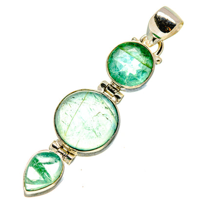 Green Fluorite Pendants handcrafted by Ana Silver Co - PD757684