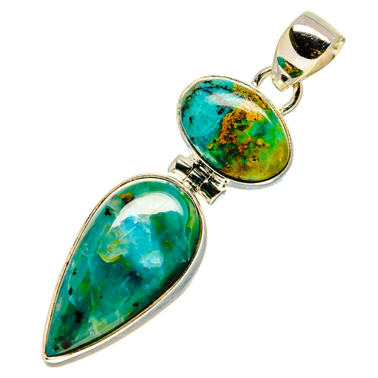 Peruvian Opal Pendants handcrafted by Ana Silver Co - PD757694