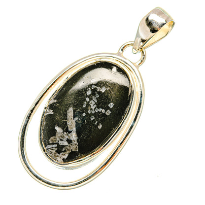 Chrysanthemum Stone Pendants handcrafted by Ana Silver Co - PD7577