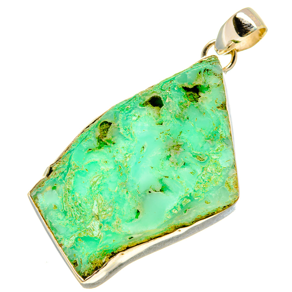 Chrysoprase Pendants handcrafted by Ana Silver Co - PD757711