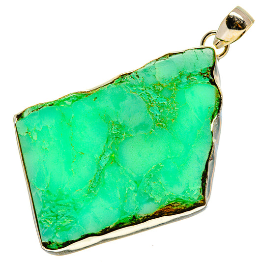 Chrysoprase Pendants handcrafted by Ana Silver Co - PD757712