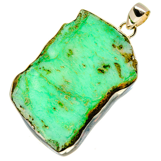 Chrysoprase Pendants handcrafted by Ana Silver Co - PD757713