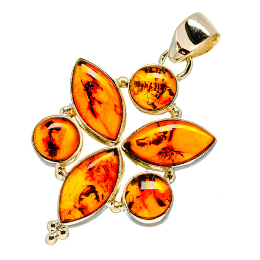 Baltic Amber Pendants handcrafted by Ana Silver Co - PD757728
