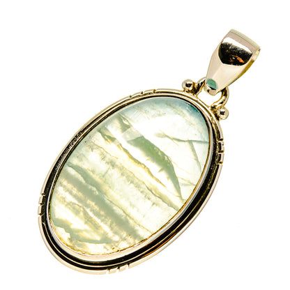 Green Fluorite Pendants handcrafted by Ana Silver Co - PD757730