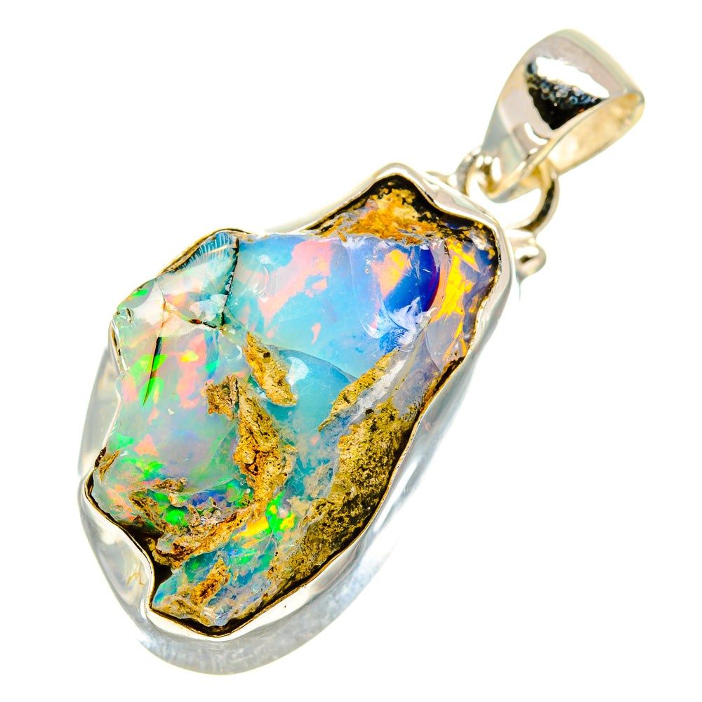 Ethiopian Opal Pendants handcrafted by Ana Silver Co - PD757733
