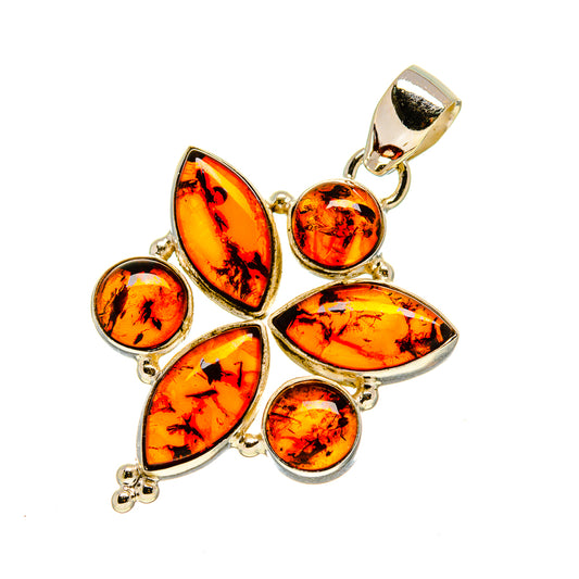 Baltic Amber Pendants handcrafted by Ana Silver Co - PD757745