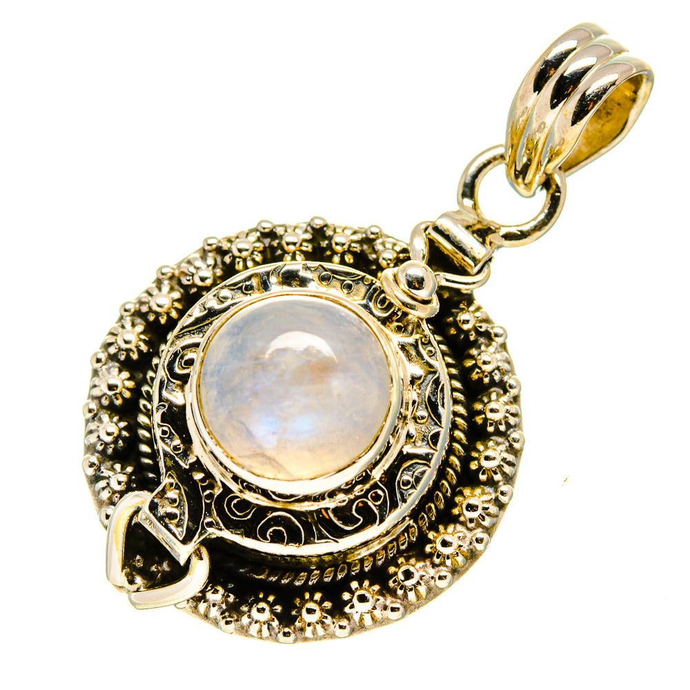Rainbow Moonstone Pendants handcrafted by Ana Silver Co - PD757754
