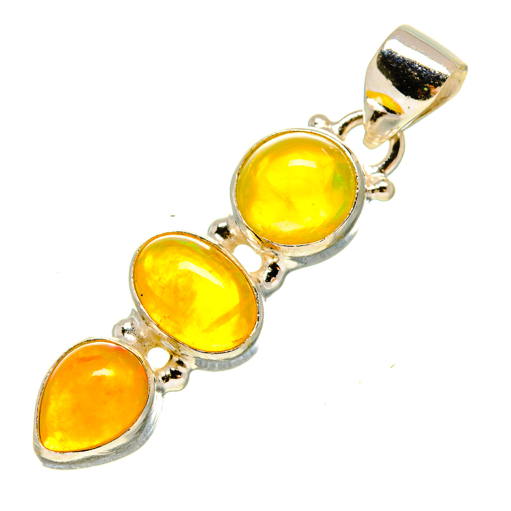 Ethiopian Opal Pendants handcrafted by Ana Silver Co - PD757756