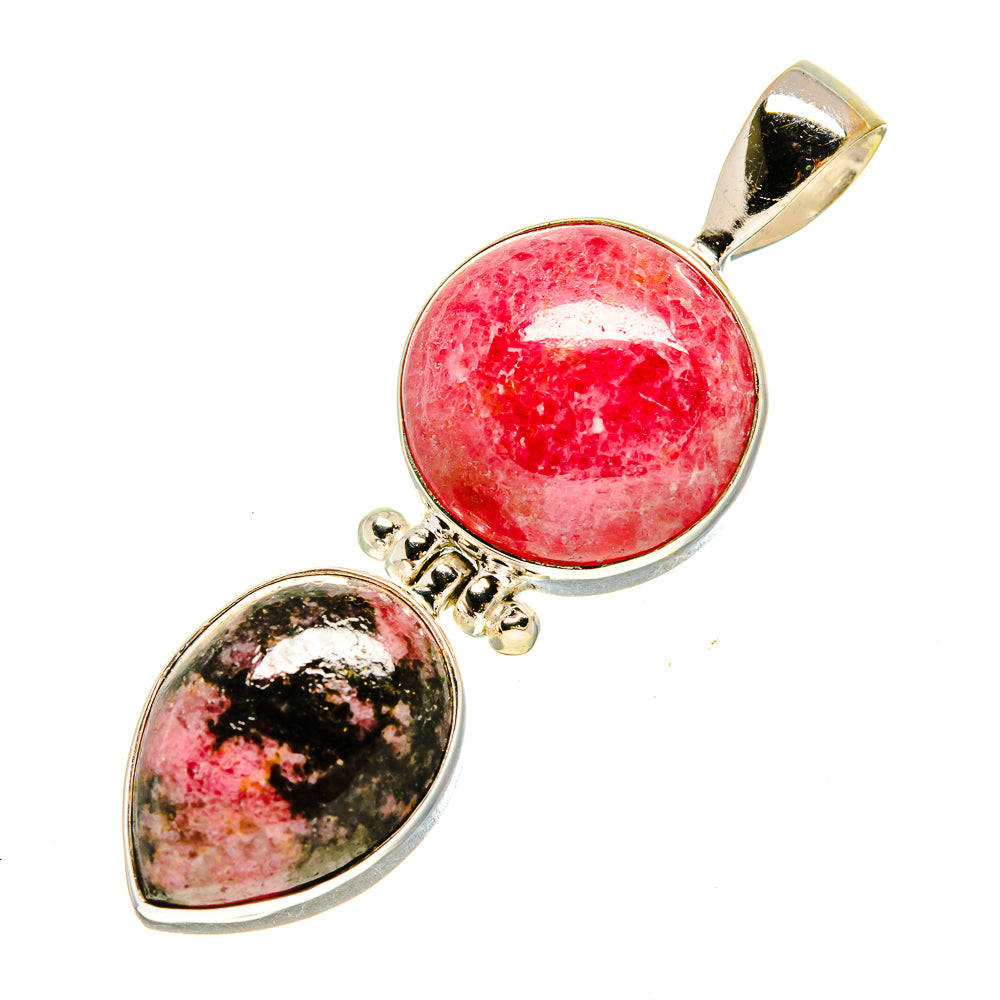 Rhodonite, Thulite Pendants handcrafted by Ana Silver Co - PD757761