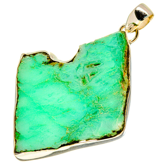 Chrysoprase Pendants handcrafted by Ana Silver Co - PD757772