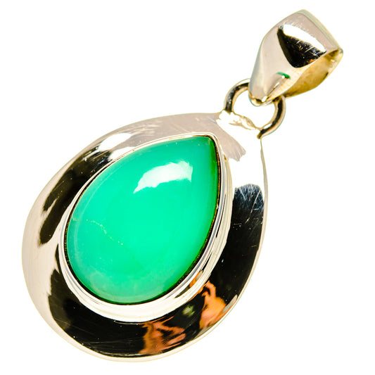 Chrysoprase Pendants handcrafted by Ana Silver Co - PD757795