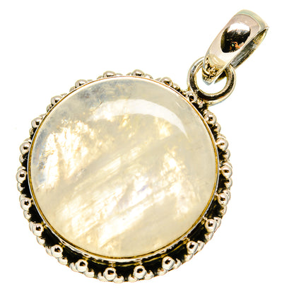 Rainbow Moonstone Pendants handcrafted by Ana Silver Co - PD757797