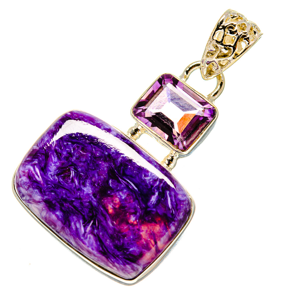 Charoite Pendants handcrafted by Ana Silver Co - PD757826