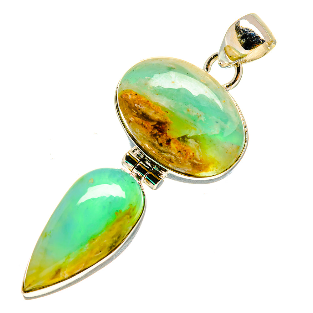 Peruvian Opal Pendants handcrafted by Ana Silver Co - PD757869