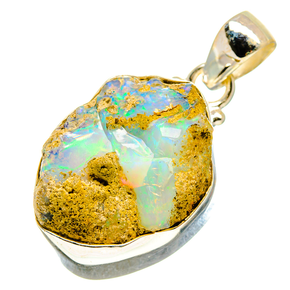 Ethiopian Opal Pendants handcrafted by Ana Silver Co - PD757894
