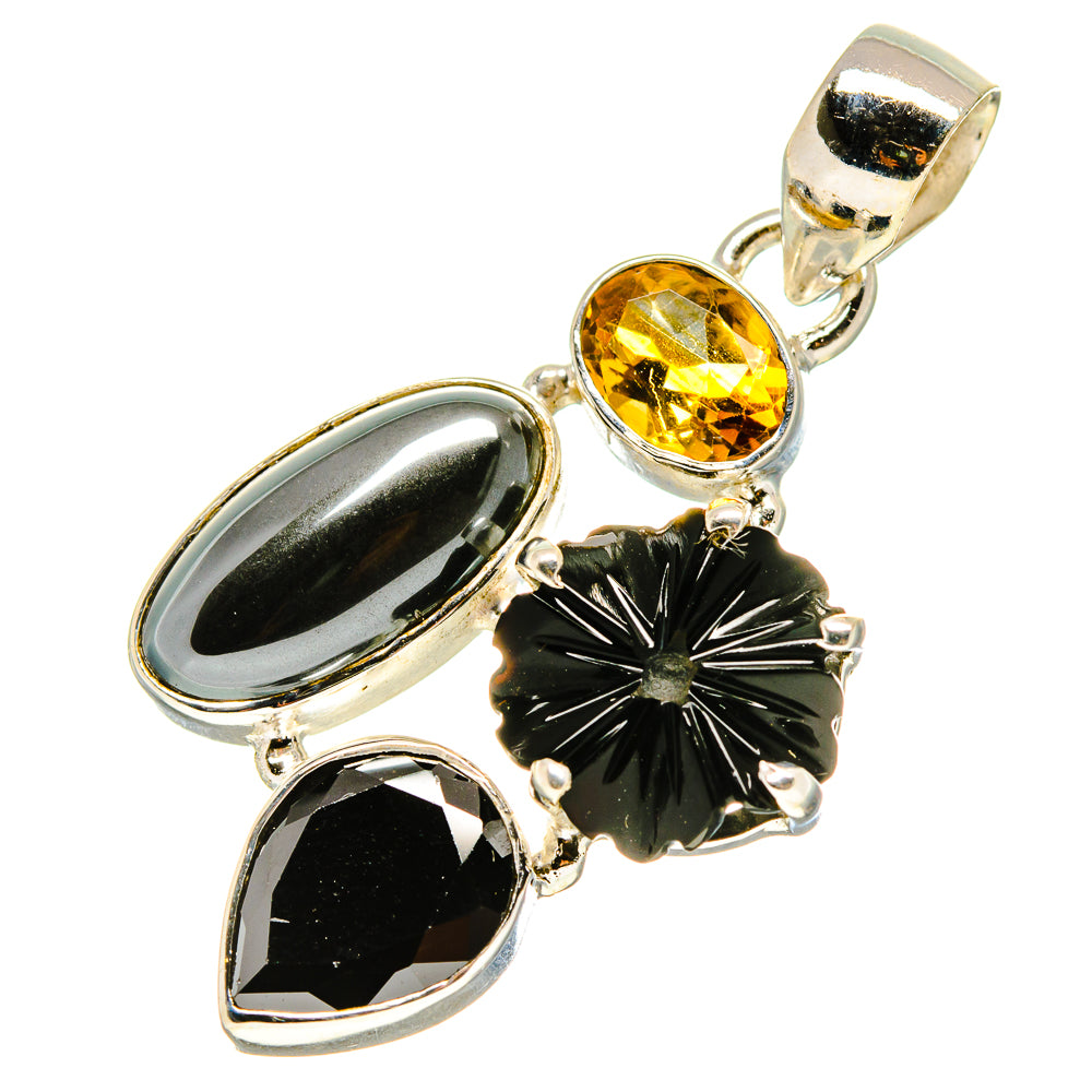 Hematite Pendants handcrafted by Ana Silver Co - PD757901