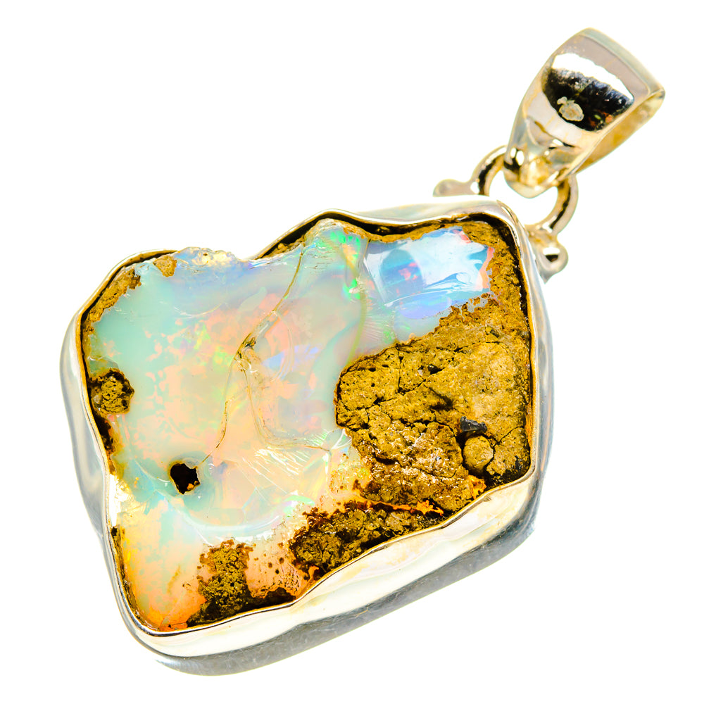 Ethiopian Opal Pendants handcrafted by Ana Silver Co - PD757902