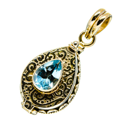 Blue Topaz Pendants handcrafted by Ana Silver Co - PD757905
