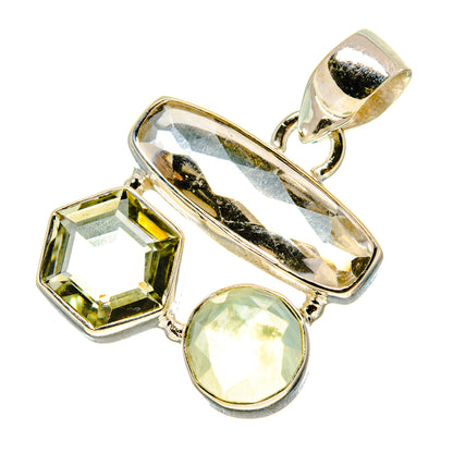 White Quartz Pendants handcrafted by Ana Silver Co - PD757906